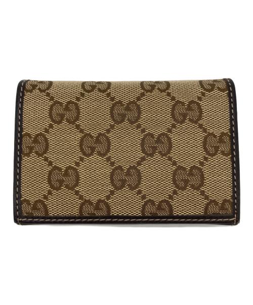 GUCCI（グッチ）GUCCI (グッチ) GG ラブリー カードケース ベージュの古着・服飾アイテム