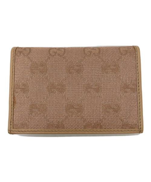 GUCCI（グッチ）GUCCI (グッチ) GG ラブリー カードケース ピンクの古着・服飾アイテム