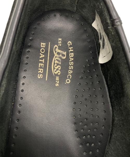 G.H.BASS&CO.（ジー・エイチ・バス）G.H.BASS&CO. (ジー・エイチ・バス) デッキシューズ ブラック サイズ:41の古着・服飾アイテム