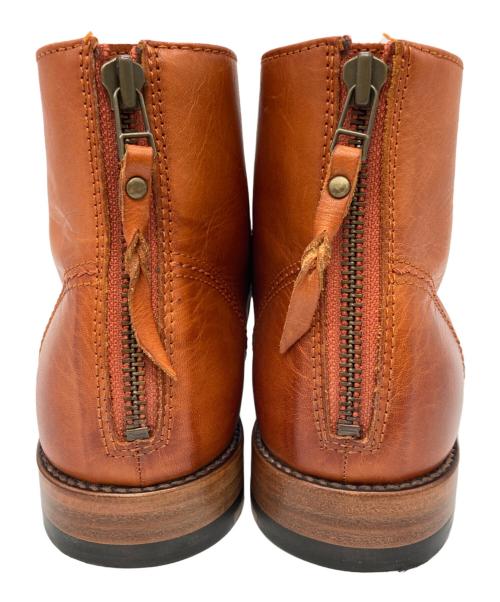 PADRONE（パドローネ）PADRONE (パドローネ) LACE UP BOOTS with BACK ZIP ANTONIOII ブラウン サイズ:41の古着・服飾アイテム
