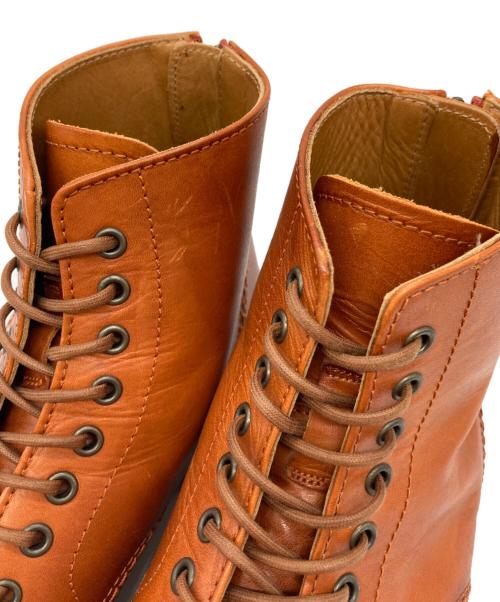 PADRONE（パドローネ）PADRONE (パドローネ) LACE UP BOOTS with BACK ZIP ANTONIOII ブラウン サイズ:41の古着・服飾アイテム