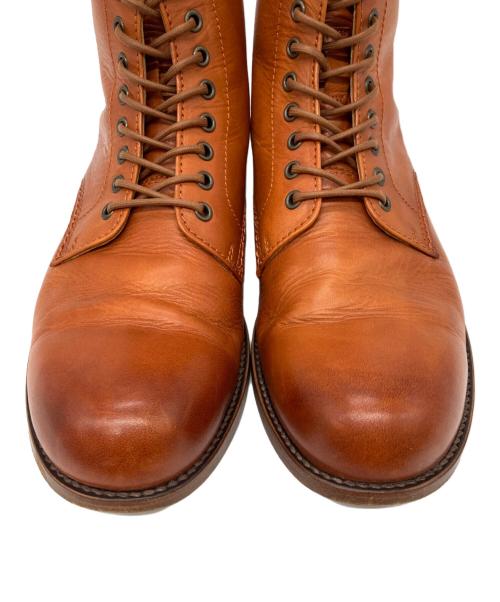 PADRONE（パドローネ）PADRONE (パドローネ) LACE UP BOOTS with BACK ZIP ANTONIOII ブラウン サイズ:41の古着・服飾アイテム