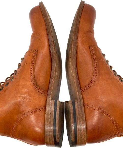 PADRONE（パドローネ）PADRONE (パドローネ) LACE UP BOOTS with BACK ZIP ANTONIOII ブラウン サイズ:41の古着・服飾アイテム