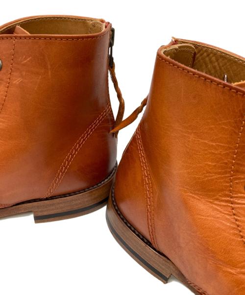 PADRONE（パドローネ）PADRONE (パドローネ) LACE UP BOOTS with BACK ZIP ANTONIOII ブラウン サイズ:41の古着・服飾アイテム