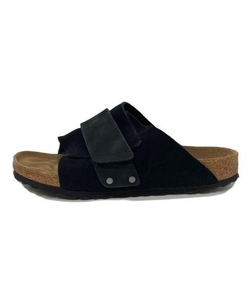 BIRKENSTOCK（ビルケンシュトック）BIRKENSTOCK (ビルケンシュトック) kyotoサンダル ブラック×ベージュ サイズ:26.5㎝の古着・服飾アイテム