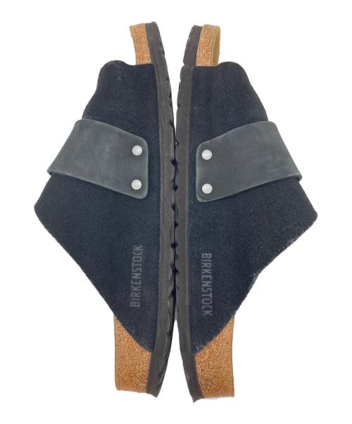 BIRKENSTOCK（ビルケンシュトック）BIRKENSTOCK (ビルケンシュトック) kyotoサンダル ブラック×ベージュ サイズ:26.5㎝の古着・服飾アイテム