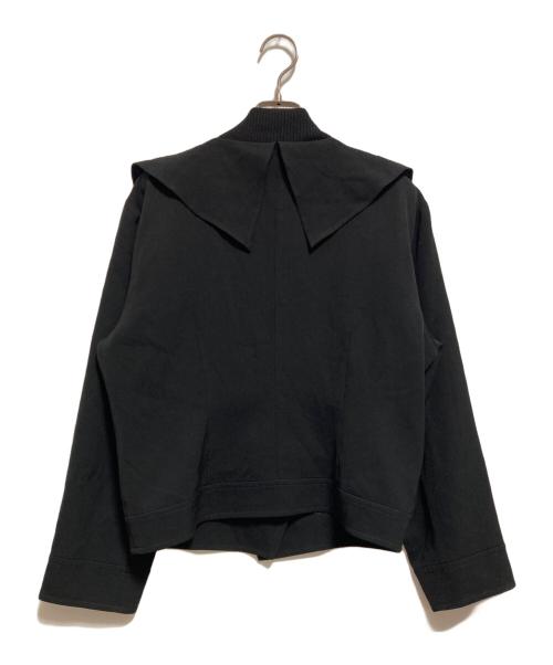BALENCIAGA（バレンシアガ）BALENCIAGA (バレンシアガ) フリルカラーウールジャケット ブラック サイズ:Mの古着・服飾アイテム