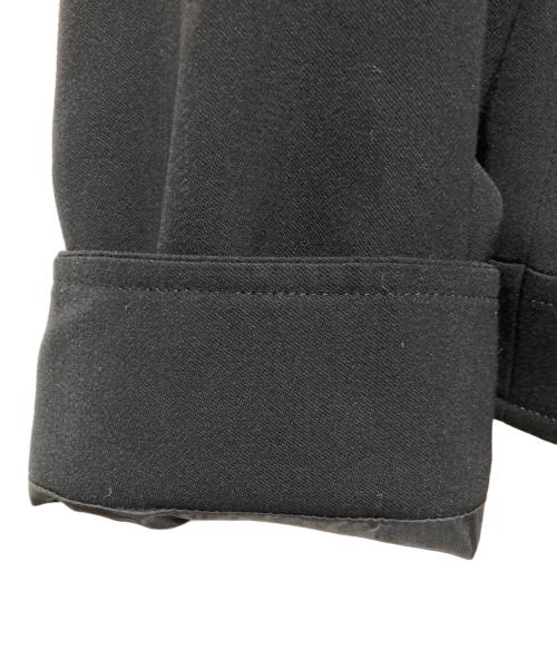 BALENCIAGA（バレンシアガ）BALENCIAGA (バレンシアガ) フリルカラーウールジャケット ブラック サイズ:Mの古着・服飾アイテム