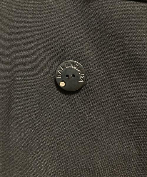 BALENCIAGA（バレンシアガ）BALENCIAGA (バレンシアガ) フリルカラーウールジャケット ブラック サイズ:Mの古着・服飾アイテム