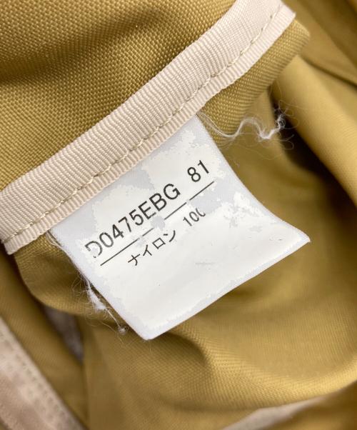 PAPAS（パパス）PAPAS (パパス) ロゴワッペンバックパック ベージュの古着・服飾アイテム