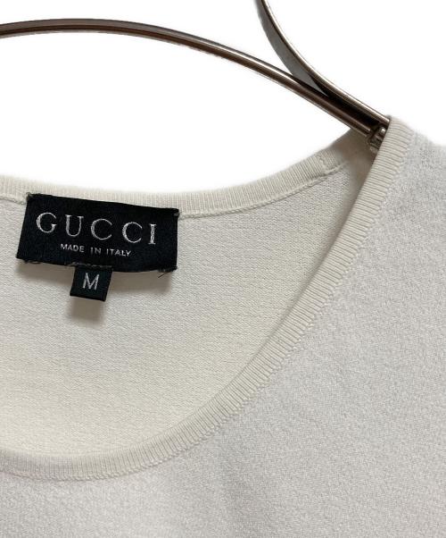 GUCCI（グッチ）GUCCI (グッチ) 半袖カットソー ホワイト サイズ:Mの古着・服飾アイテム