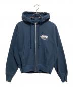 stussyステューシー）の古着「STOCK NEW YORK HOOD」｜ネイビー