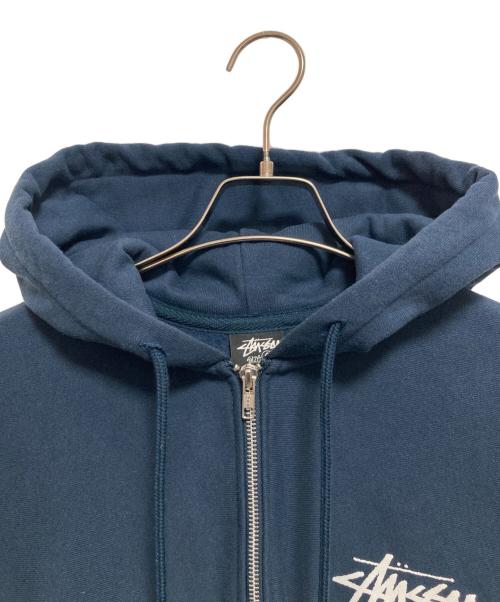 stussy（ステューシー）stussy (ステューシー) STOCK NEW YORK HOOD ネイビー サイズ:Sの古着・服飾アイテム
