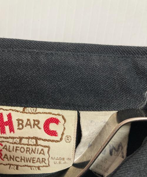 H BAR C（エイチバーシー）H BAR C (エイチバーシー) スパンコールウスタンシャツ ブラック サイズ:不明の古着・服飾アイテム