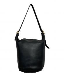 COACH（コーチ）の古着「レザーショルダーバッグ」｜ブラック