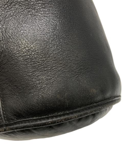 COACH（コーチ）COACH (コーチ) レザーショルダーバッグ ブラックの古着・服飾アイテム