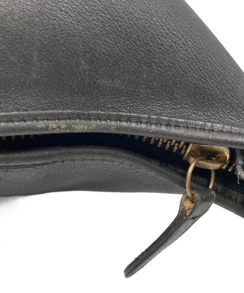 COACH（コーチ）COACH (コーチ) レザーショルダーバッグ ブラックの古着・服飾アイテム