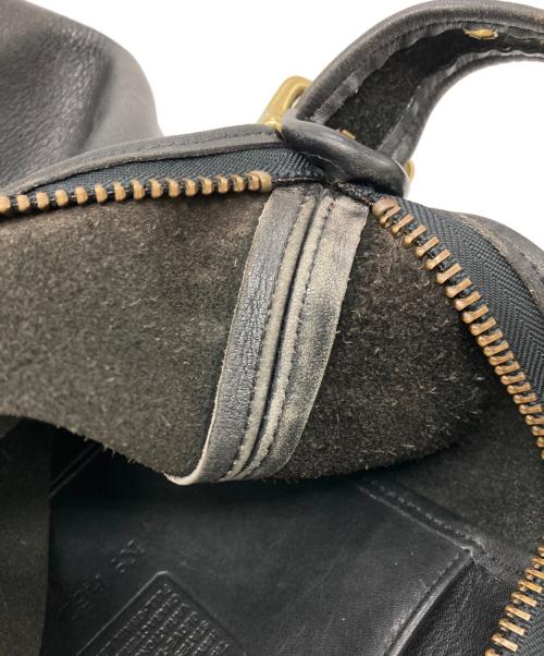 COACH（コーチ）COACH (コーチ) レザーショルダーバッグ ブラックの古着・服飾アイテム