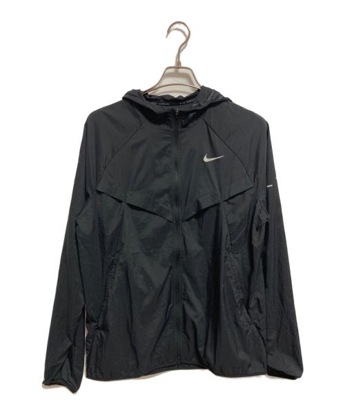NIKE（ナイキ）NIKE (ナイキ) レペル UV ランニングジャケット ブラック サイズ:Mの古着・服飾アイテム