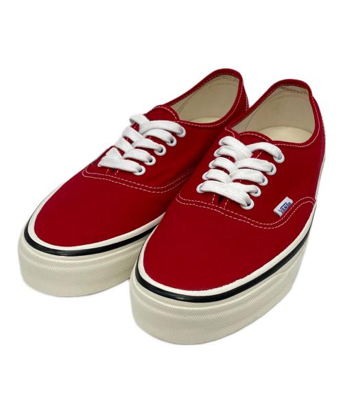 VANS（ヴァンズ）VANS (ヴァンズ) authentic reissue 44 レッド サイズ:27の古着・服飾アイテム