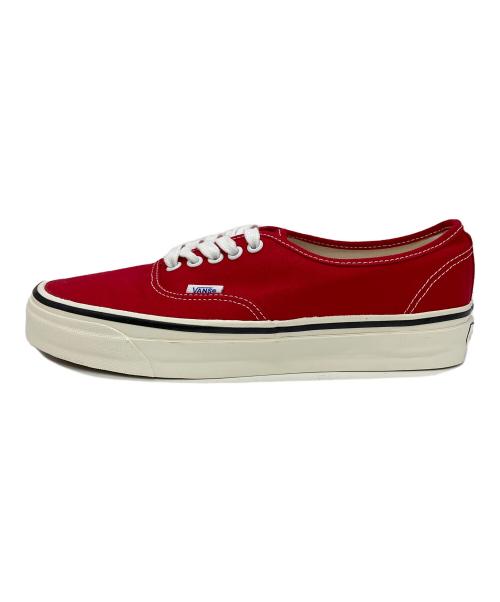 VANS（ヴァンズ）VANS (ヴァンズ) authentic reissue 44 レッド サイズ:27の古着・服飾アイテム