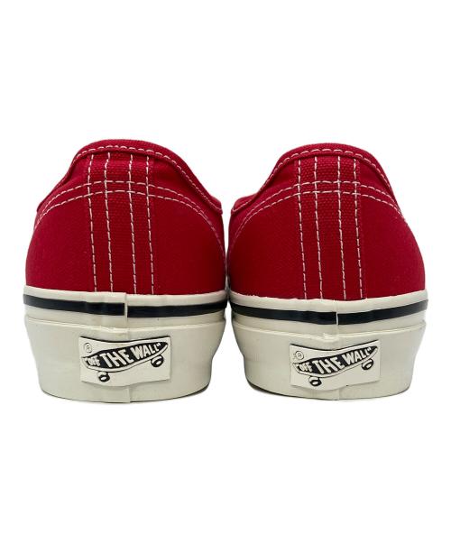 VANS（ヴァンズ）VANS (ヴァンズ) authentic reissue 44 レッド サイズ:27の古着・服飾アイテム