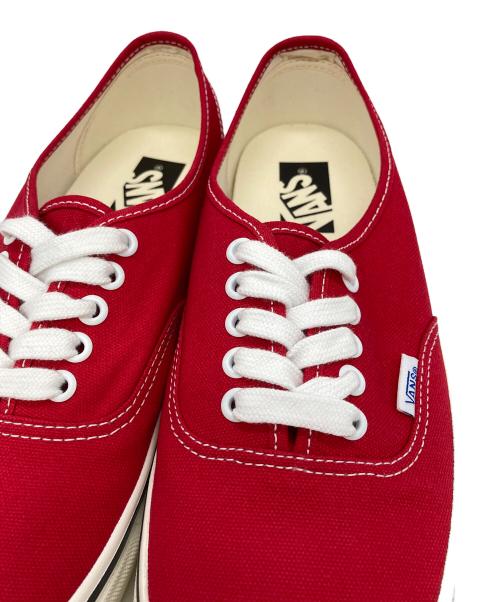 VANS（ヴァンズ）VANS (ヴァンズ) authentic reissue 44 レッド サイズ:27の古着・服飾アイテム