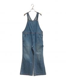 JOHNBULL（ジョンブル）の古着「デニムフレアオーバーオール」｜インディゴ