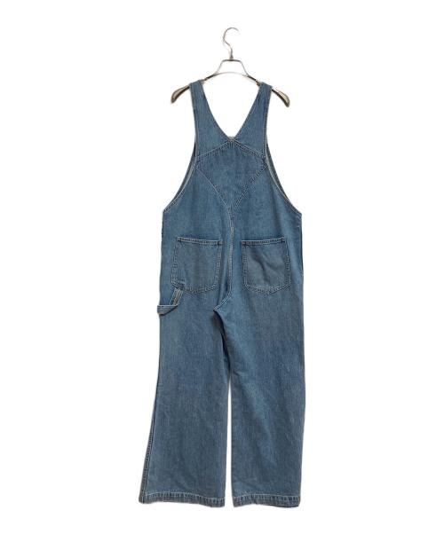 JOHNBULL（ジョンブル）Johnbull (ジョンブル) デニムフレアオーバーオール インディゴ サイズ:Mの古着・服飾アイテム