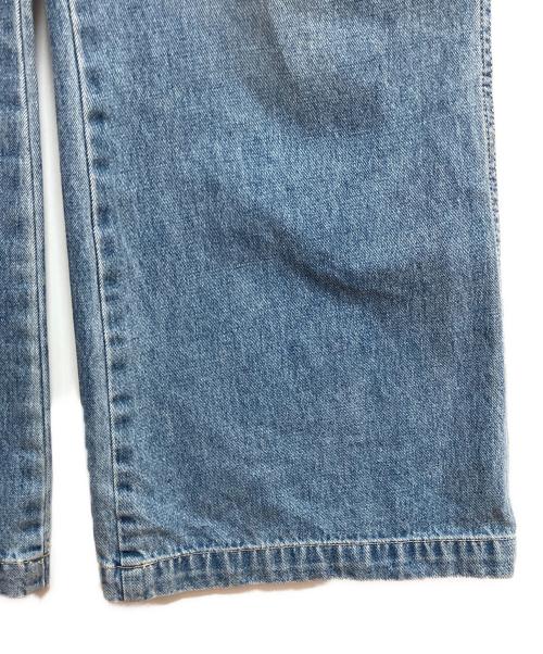 JOHNBULL（ジョンブル）Johnbull (ジョンブル) デニムフレアオーバーオール インディゴ サイズ:Mの古着・服飾アイテム