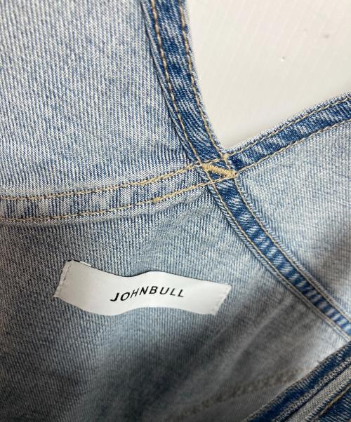 JOHNBULL（ジョンブル）Johnbull (ジョンブル) デニムフレアオーバーオール インディゴ サイズ:Mの古着・服飾アイテム