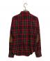 RALPH LAUREN (ラルフローレン) エルボーパッチネルシャツ レッド×グリーン サイズ:7：5000円