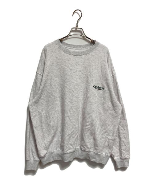 California General Store（カリフォルニアジェネラルストア）California General Store (カリフォルニアジェネラルストア) クルーネックスウェット グレー サイズ:XLの古着・服飾アイテム