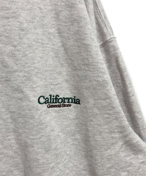 California General Store（カリフォルニアジェネラルストア）California General Store (カリフォルニアジェネラルストア) クルーネックスウェット グレー サイズ:XLの古着・服飾アイテム