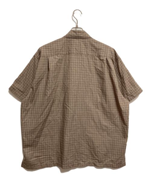 DAIWA PIER39（ダイワ ピア39）DAIWA PIER39 (ダイワ ピア39) TECH SPORTS OPEN COLLAR SHIRTS L/S MINI PLAIDS ブラウン サイズ:Lの古着・服飾アイテム