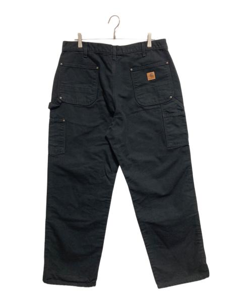 CarHartt（カーハート）CarHartt (カーハート) ウォッシュドダック ダブルニー ペインターパンツ ブラック サイズ:W38の古着・服飾アイテム