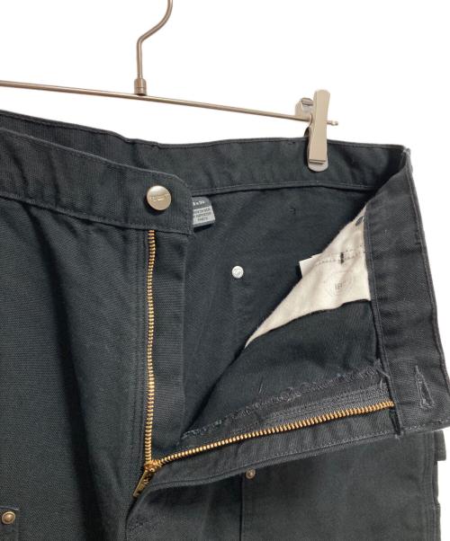 CarHartt（カーハート）CarHartt (カーハート) ウォッシュドダック ダブルニー ペインターパンツ ブラック サイズ:W38の古着・服飾アイテム