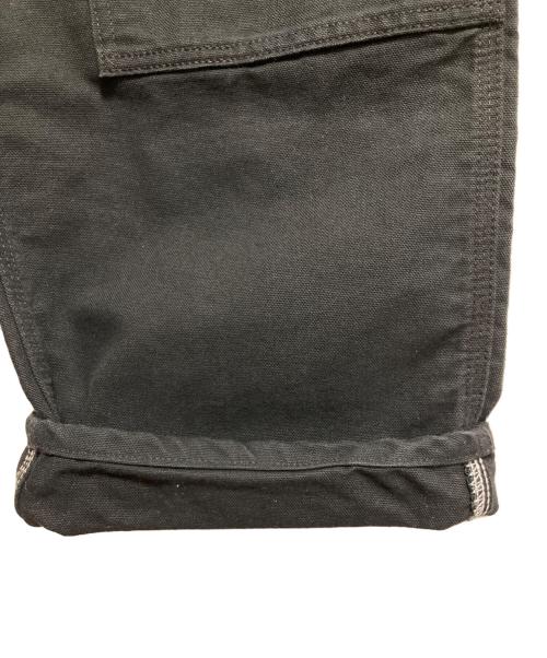 CarHartt（カーハート）CarHartt (カーハート) ウォッシュドダック ダブルニー ペインターパンツ ブラック サイズ:W38の古着・服飾アイテム
