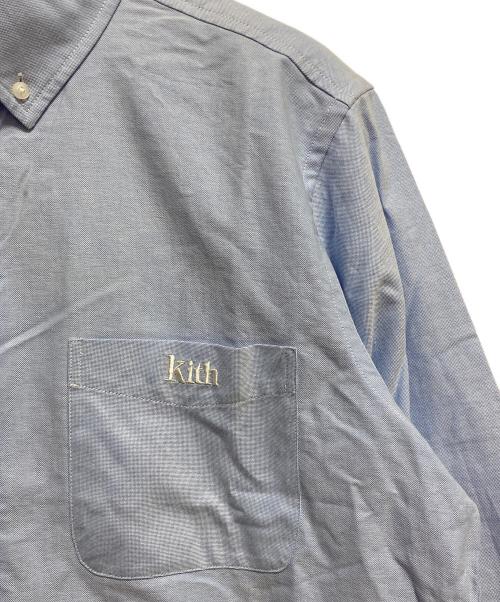KITH（キス）KITH (キス) W ORA Ⅱ OXFORD SHIR ブルー サイズ:M 未使用品の古着・服飾アイテム