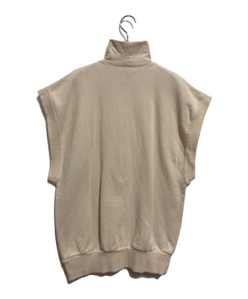 FUMIE=TANAKA（フミエタナカ）FUMIE=TANAKA (フミエタナカ) ハーフジップベスト アイボリー サイズ:M（2）の古着・服飾アイテム