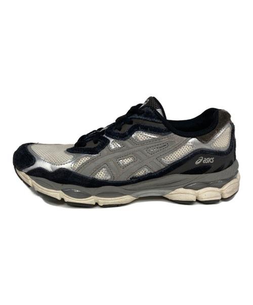asics（アシックス）asics (アシックス) GEL-NYC スニーカー ホワイト×ブラック サイズ:6の古着・服飾アイテム
