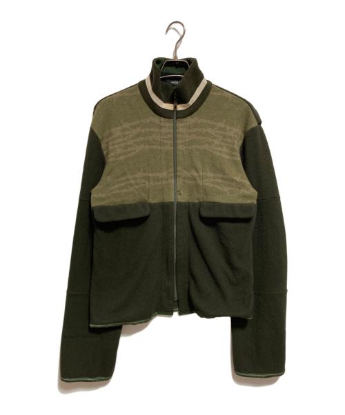 UNDERCOVER（アンダーカバー）UNDERCOVER (アンダーカバー) ワイヤーフリースジャケット グリーン サイズ:表記無しの古着・服飾アイテム