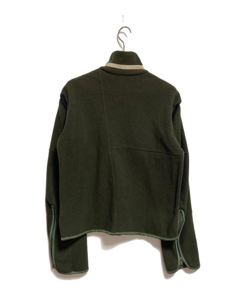 UNDERCOVER（アンダーカバー）UNDERCOVER (アンダーカバー) ワイヤーフリースジャケット グリーン サイズ:表記無しの古着・服飾アイテム