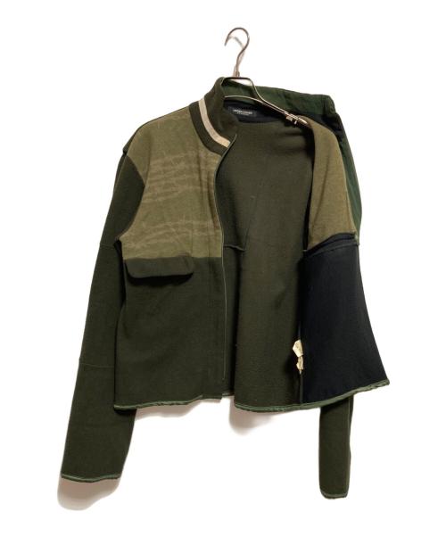 UNDERCOVER（アンダーカバー）UNDERCOVER (アンダーカバー) ワイヤーフリースジャケット グリーン サイズ:表記無しの古着・服飾アイテム