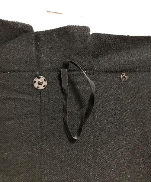 YOHJI YAMAMOTO（ヨウジヤマモト）YOHJI YAMAMOTO (ヨウジヤマモト) ウールラップスカート ブラック サイズ:2の古着・服飾アイテム
