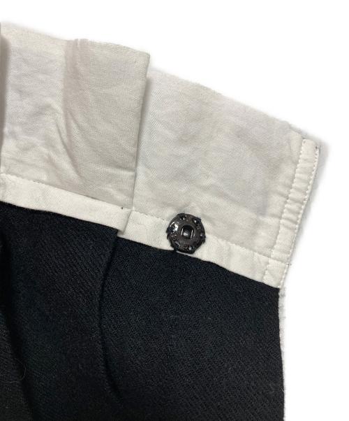 YOHJI YAMAMOTO（ヨウジヤマモト）YOHJI YAMAMOTO (ヨウジヤマモト) ウールラップスカート ブラック サイズ:2の古着・服飾アイテム