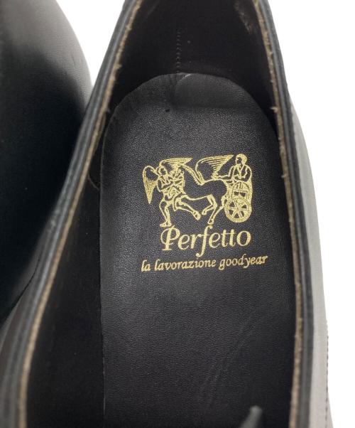 Perfetto（ペルフェット）Perfetto (ペルフェット) ダービーシューズ ブラック サイズ:7の古着・服飾アイテム