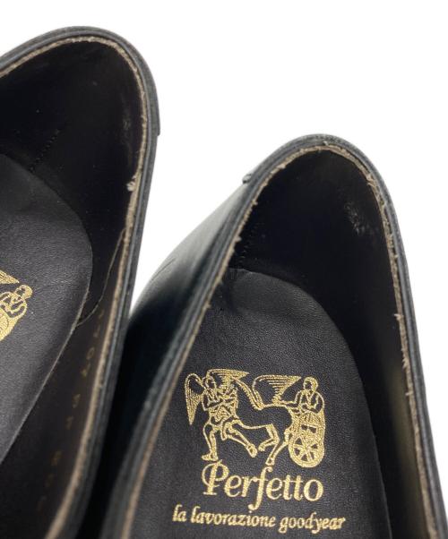 Perfetto（ペルフェット）Perfetto (ペルフェット) ダービーシューズ ブラック サイズ:7の古着・服飾アイテム