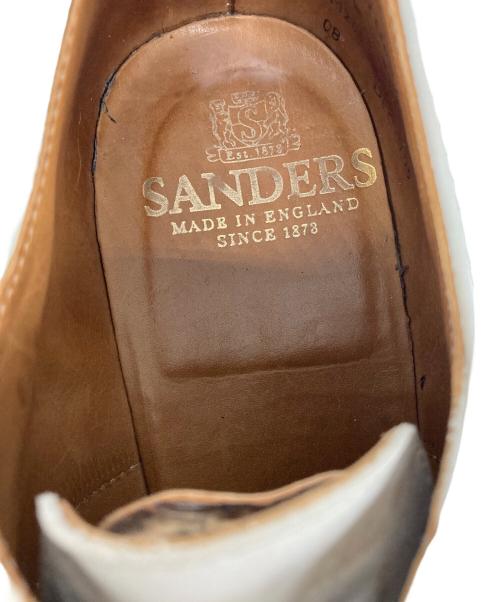 SANDERS（サンダース）SANDERS (サンダース) スウェードウィングチップシューズ ホワイト サイズ:7の古着・服飾アイテム