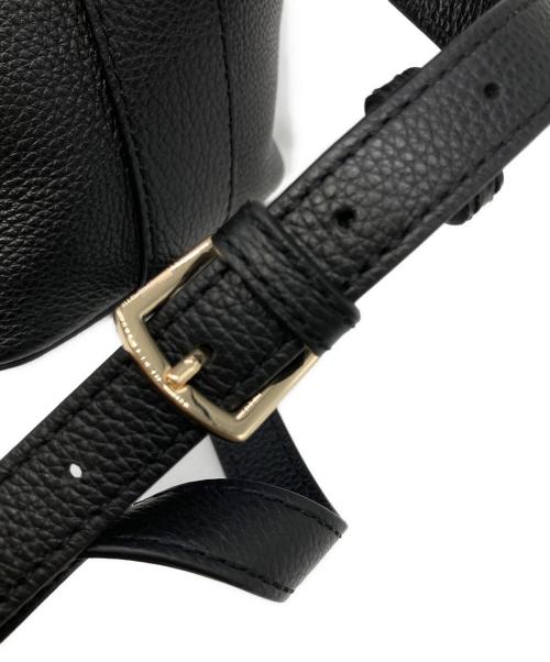 FURLA（フルラ）FURLA (フルラ) コスタンザ巾着ショルダーバッグ ブラックの古着・服飾アイテム